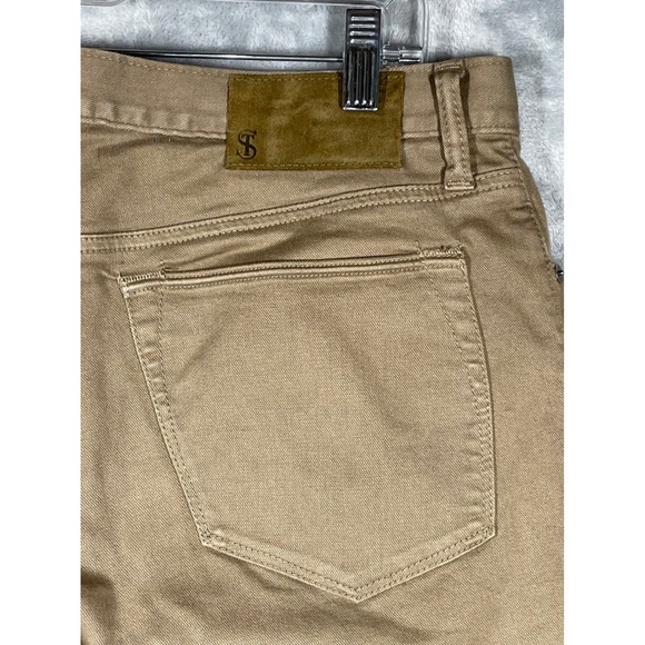 Todd Snyder Mens 32x30 Stretch 5 Pocket Chino Pants Tan Slim Fit - Picture 3 of 12